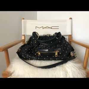 Authentic Marc Jacobs Black and Gold leather bag